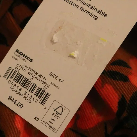 Sonoma women's plus top size 4X NWT - Picture 7 of 9